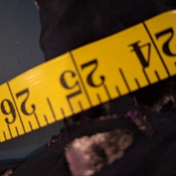 Floral Sheer Blouse with Purple Accents Faded Glory XL - Picture 5 of 5